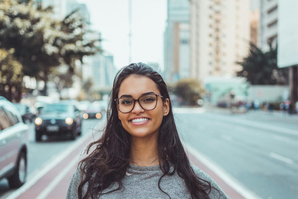 pexels-photo-1239291 Woman Wearing Black Eyeglasses